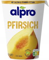 Alpro Soja-Joghurt-Alternativen Pfirsich 400g