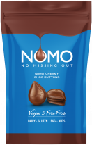 Nomo Creamy Choc Giant Buttons 110g