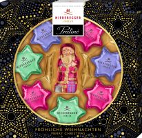 Niederegger Christmas Praliné Weihnachtssterne mit Weihnachtsmann 100g