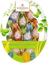 Niederegger Easter Marzipan-Eier-Variationen, alkoholisch, oval 150g