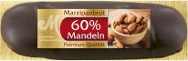 Odenwälder Marzipan 60% Mandel Premium Marzipanbrot im Schlauchbeutel 100g