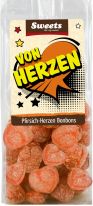 Sweets Pfirsich-Herzen Bonbons 150g