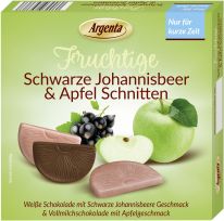 Argenta Schware Johannisbeere & Apfel Schnitten 85g