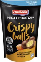 Ehrmann High Protein Crispy Balls Karamell 55g