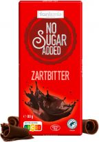 Frankonia No Sugar Added Zartbitter Schokolade 80g