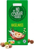 Frankonia No Sugar Added Haselnuss Schokolade 85g