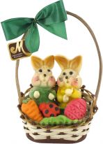 Odenwälder Marzipan Easter Hasen im Präsentkorb 100g