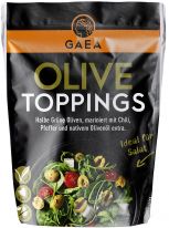 Gaea Topping Oliven Grün ohne Lake für Salat 60g