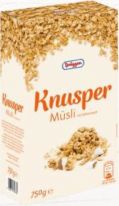 Brüggen Knusper Müsli weniger süß 750g