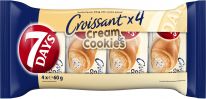 7Days Croissants Cream & Cookies Vanille 4x60g