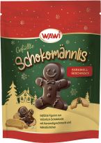 WAWI Christmas - Schokomännlis Vollmilch Karamel Geschmack 120g