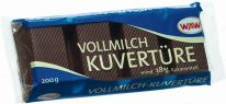 Kuvertüre Vollmilch Schokolade 200g