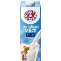 Bärenmarke Die haltbare Milch fettarm 1,5% Fett 1000ml, Display, 175pcs