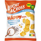 Griesson Leicht & Cross Häppy Crisps mit Kichererbsen Meersalz Pfeffer 80g