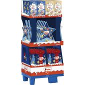 Ferrero Christmas Adventskalender mit 4 Kinder Saison-Artikeln, Display, 36pcs