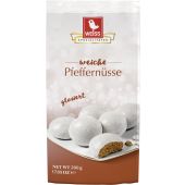 Lambertz Christmas Weiss Pfeffernüsse glasiert 200g, Display, 288pcs