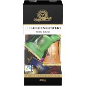 Lambertz Christmas Lebkuchenkonfekt Petits Soleils Geschenkcubus 240g