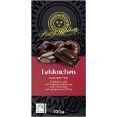 Lambertz Christmas Tafelschokolade mit Lebkuchenfüllung Zartbitter 100g