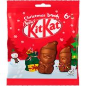 Nestle Christmas Kitkat Mini-Weihnachtsmänner Beutel 66g