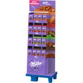 Mondelez Milka Extra Tafel Shop 6 sort, Display, 228pcs