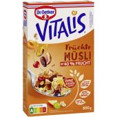 Dr.Oetker Vitalis - Früchtemüsli - Ohne Zuckerz 500h