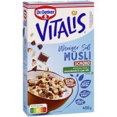 Dr.Oetker Vitalis - Weniger Süß Schoko Müsli 450g