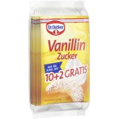 Dr.Oetker Backzutaten - Vanillin-Zucker 10+2 96g