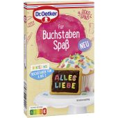 Dr.Oetker Backzutaten - Für Buchstaben Spaß Bunter Mix 50g