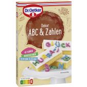 Dr.Oetker Backzutaten - Dekor ABC & Zahlen 58 g