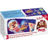 Zaini - Chocolate Eggs With Surprise - Tripack - Astro Puppy 60g