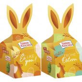 Ferrero Easter - Cremige Schokoeier präsentiert von Ferrero Küsschen Hasenohren Geschenk 180g