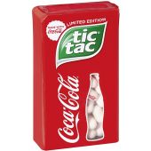 FDE Limited Tic Tac 100er 49g Coca-Cola Edition (Hanging strip) mit Sommer-Promotion, 24pcs