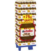 FDE Limited Nutella 750g + 75g Glas, Display, 192pcs