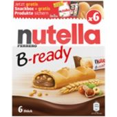 FDE Limited Nutella B-Ready 6er 132g Nutella Powerbrand Sommer-Promotion