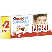 Ferrero Limited Kinder Schokolade 8 + 2 125g