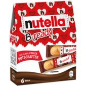 Ferrero Limited Nutella B-ready 6er 132g, Display, 96pcs Nutella Xmas Keksglas 2025