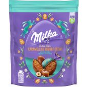 Mondelez Easter - Milka Feine Eier Karamellige Nougat Crème mit gesalzenen Karamellstückchen 90g