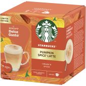 Starbucks Limited Pumpkin Spice Latte By Nescafe Dolce Gusto 6+6 Capsule 129g
