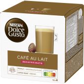 Nestle Nescafé Dolce Gusto Cafe au Lait Decaffeinato 8+8 Capsule 160g