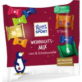 Ritter Sport Christmas Bunter Weihnachtsmix Beutel 195g, 9pcs