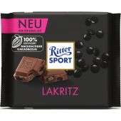 Ritter Sport Limited Lakritz Vollmilch Tafel 100g