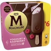 Langnese Multipack Magnum Yoghurt & Raspberry 6x100ml