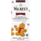 Walkers Chrismas Shortbread Gingerbread Men 125g