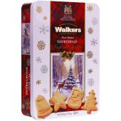 Walkers Chrismas Festive Shapes Shortbread Tin 250g