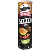 Pringles DE Sizzln Mexican Chilli and Lime 180g