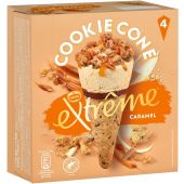 Nestle Extrême Cookie Cone Caramel 4x110ml