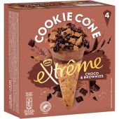 Nestle Extreme Cookie Cone Choco Brownies Multipack 4x110ml