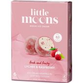 Little Moons Mochi Litchi & Raspberry 6x32g