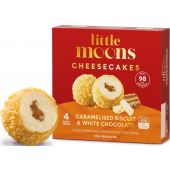 Little Moons Mochi Cheesecake Caramel Biscuit & White Chocolate 4x30g