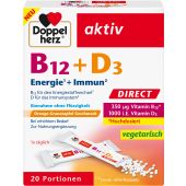Doppelherz B12 + D3 Energie + Immun Direct 20 Portionen
